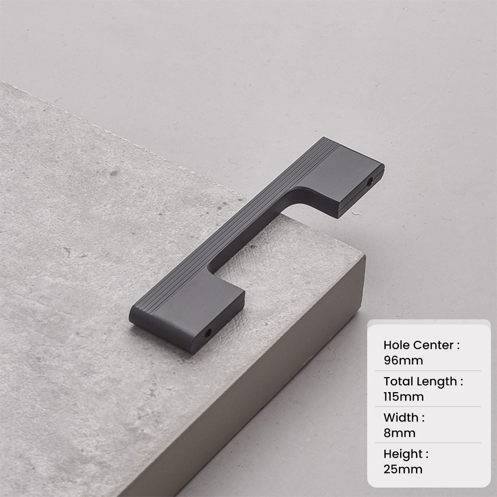 Aluminum Alloy Extended Cabinet Handles Drawer Knobs for Kitchen