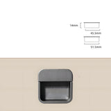 Stylish Metal Recessed Sliding Door Concealed Handles