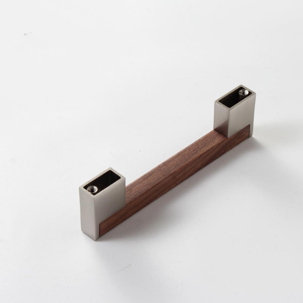 Walnut T Bar Timber Drawer Pulls for Kitchen