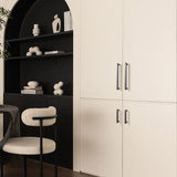 Modern Minimalist Zinc Alloy Solid Round Cabinet Drawer Handle