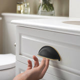 Modern Brass Cabinet Cup Pulls