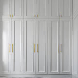 Simple Gold Brass Cabinet Handles