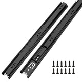 Full Extension Side Mount Slides Ball Bearing Drawer Slides 100 LB Load Capacity