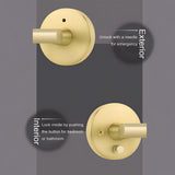 Zinc Alloy Heavy Door Handle Interior Door Levers for Bedroom