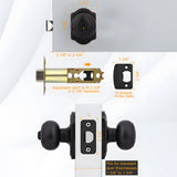‎Stainless Steel Interior Door Privacy & Passage Door Knob