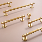 Solid Brass Drawer Pulls Wardrobe Cabinet Knobs handles