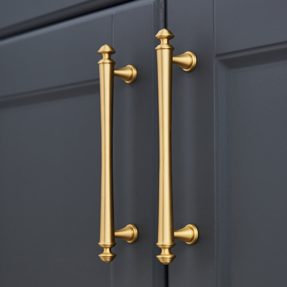 Soild Gold Brass Drawer Pulls Cupboard Cabinet Knobs