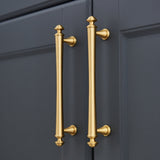 Soild Gold Brass Drawer Pulls Cupboard Cabinet Knobs