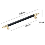 Modern Shiny Zinc Alloy Cabinet Handles