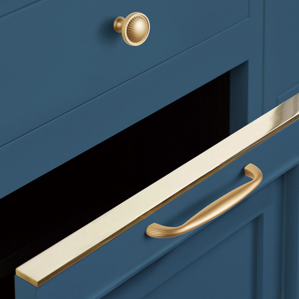 Modern Minimalist Curved Cabinet Knobs And Handles