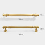 Gold Antique Brass Cabinet Pulls