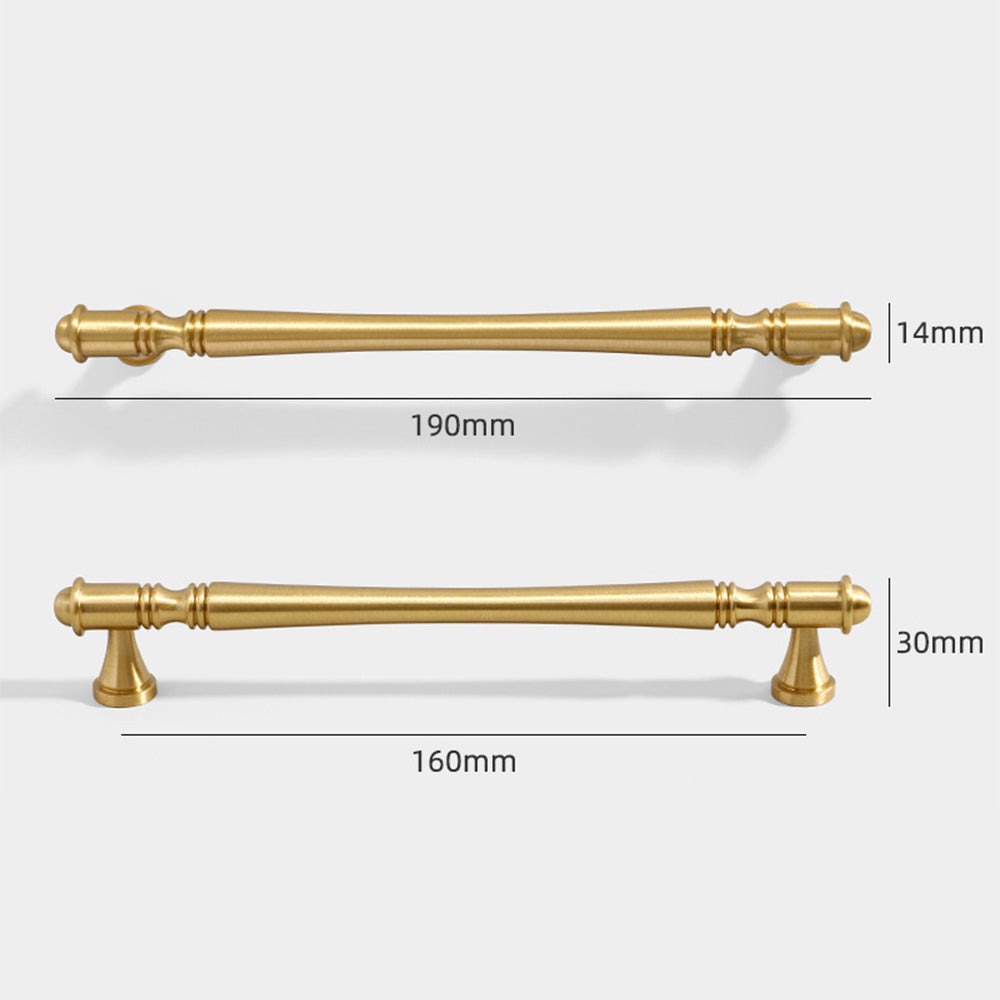 Gold Antique Brass Cabinet Pulls