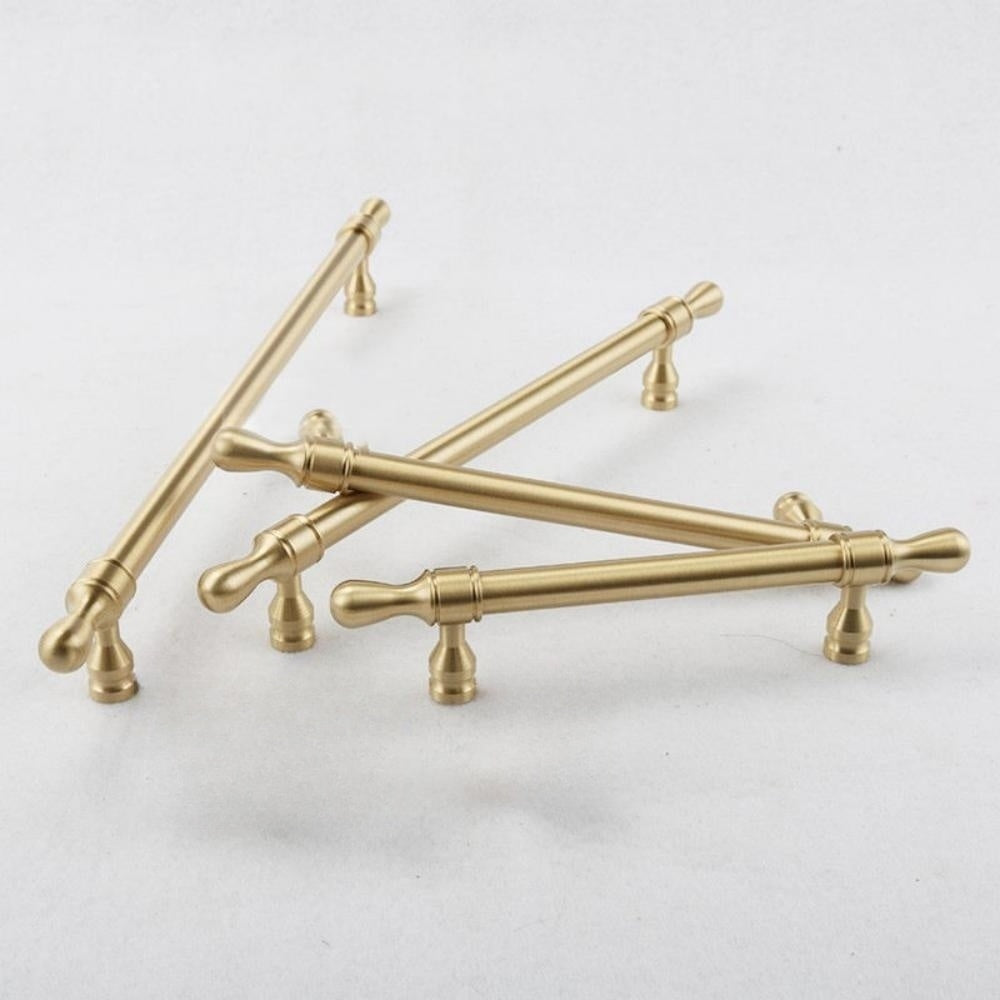 Solid Gold Brass Drawer Knobs And Dresser Pulls