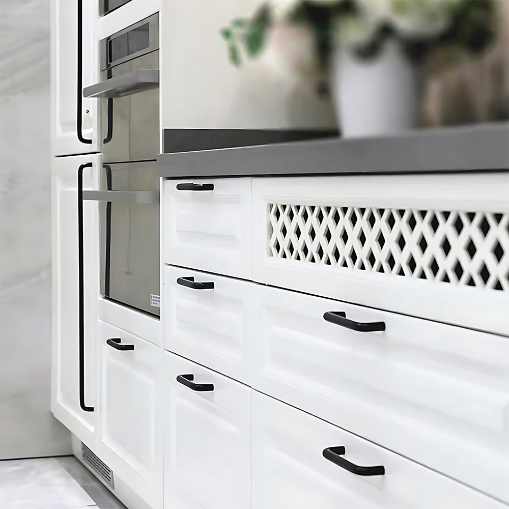 Simple Aluminum Alloy Rounded Arc Cabinet Handle