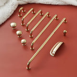 Luxurious Nordic Brass Cabinet Drawer Handles