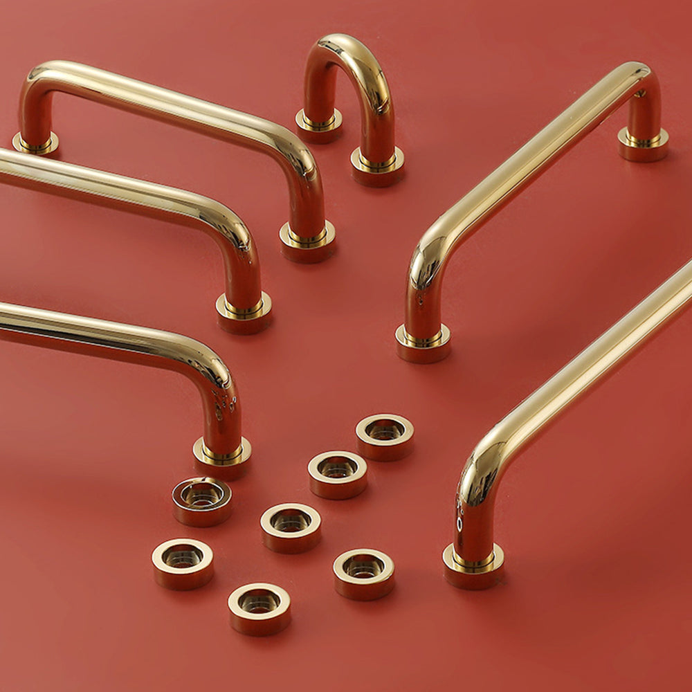 Luxurious Nordic Brass Cabinet Drawer Handles