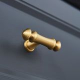 Soild Gold Brass Drawer Pulls Cupboard Cabinet Knobs