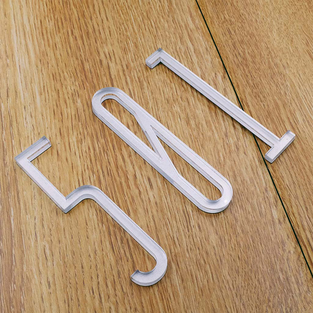 Modern Acrylic Address House Number