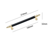 Modern Shiny Zinc Alloy Cabinet Handles