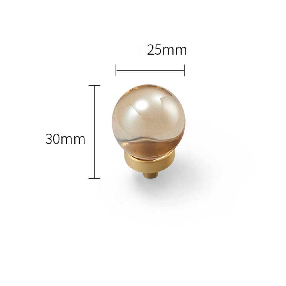 Champagne Bronze and Crystal Cupboard Knobs
