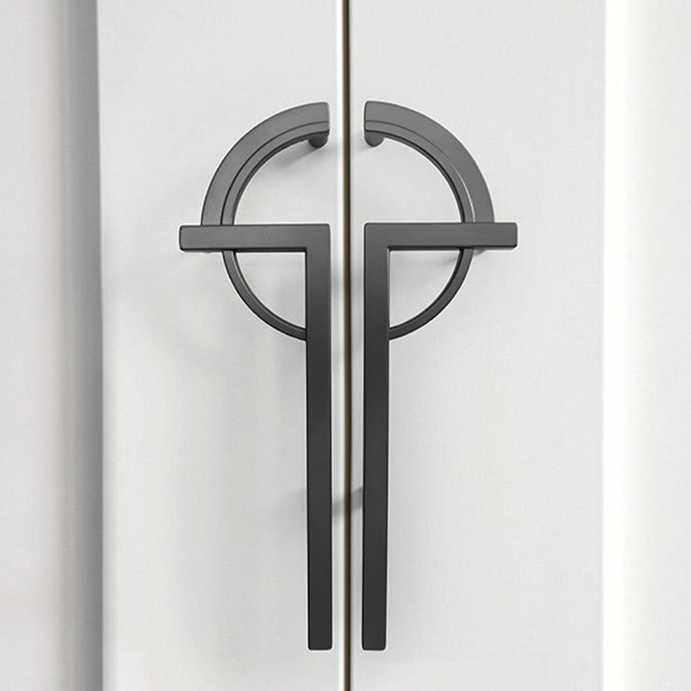 Modern Creative Gold Paired Cabinet Door Handles for Kitchen
