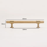 European Nordic Minimalist Knurled Cabinet Pulls