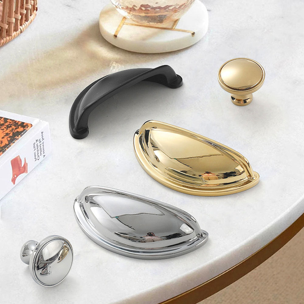 Modern Brass Cabinet Cup Pulls