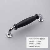 European Solid Zinc Alloy Kitchen Cabinet Handles