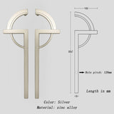 Modern Creative Gold Paired Cabinet Door Handles for Kitchen