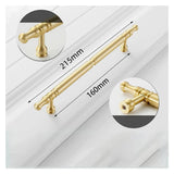 Antique Gold Door Handles Vintage Kitchen Cabinet Pulls