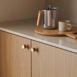 Cowhide Pure Brass Modern Simple Drawer Cabinet Handle