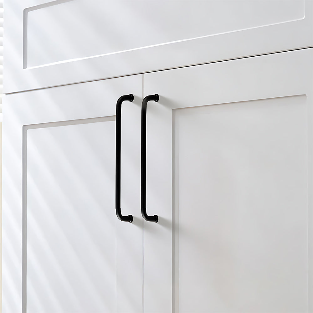 French Minimalist U-shaped Rounded Arc Cabinet Handles