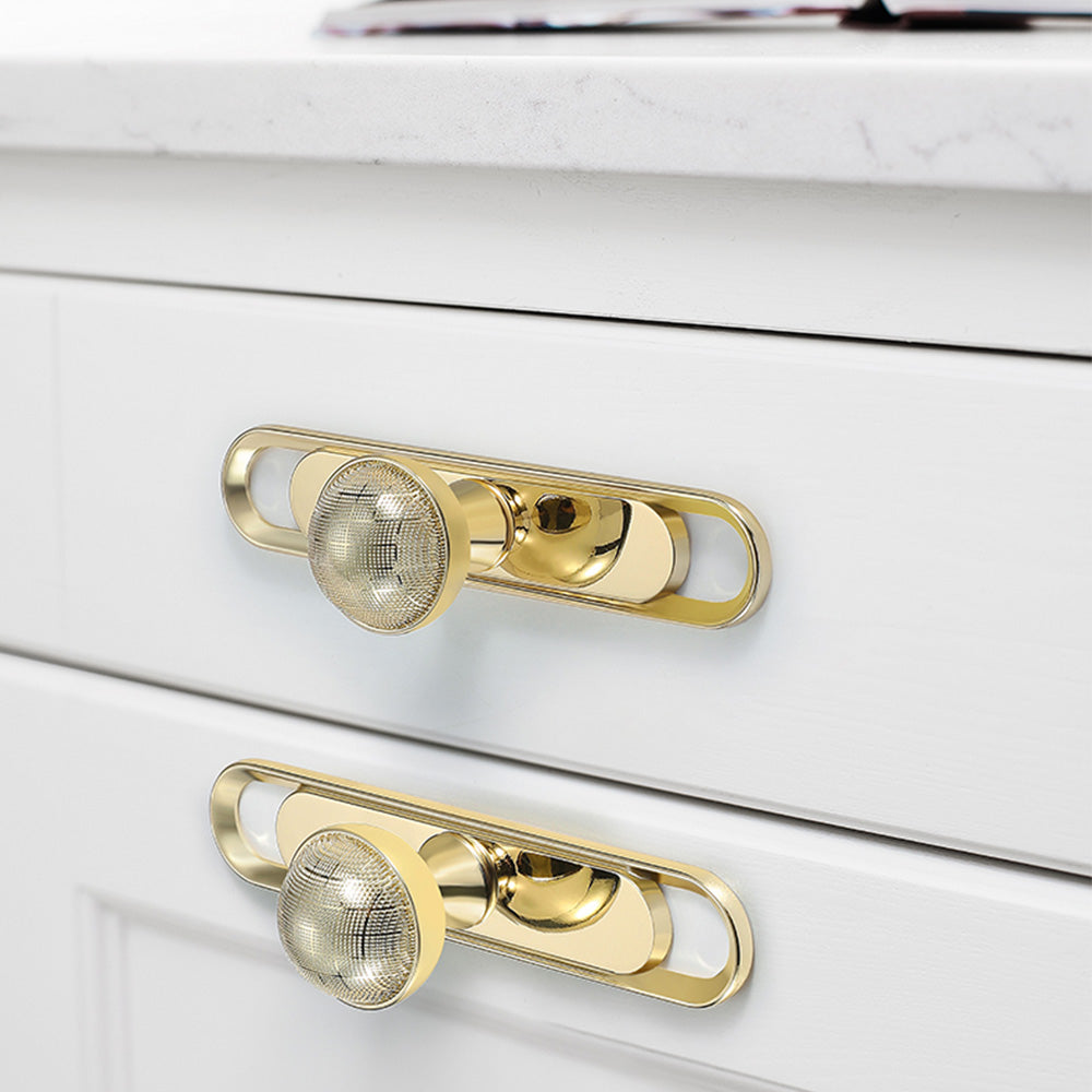 Gold Black Wardrobe Closet Handles and Knobs
