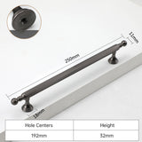 Modern Zinc Alloy Kitchen Cabinet Handles