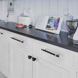 Retro Elegant Brass Kitchen Cabinet Handles And Knobs