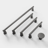 Modern Minimalist Gold and Grey Cabinet Door Handles