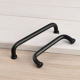 French Minimalist U-shaped Rounded Arc Cabinet Handles