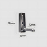 Hidden Bathroom Folding Wall Door Clothes Hook