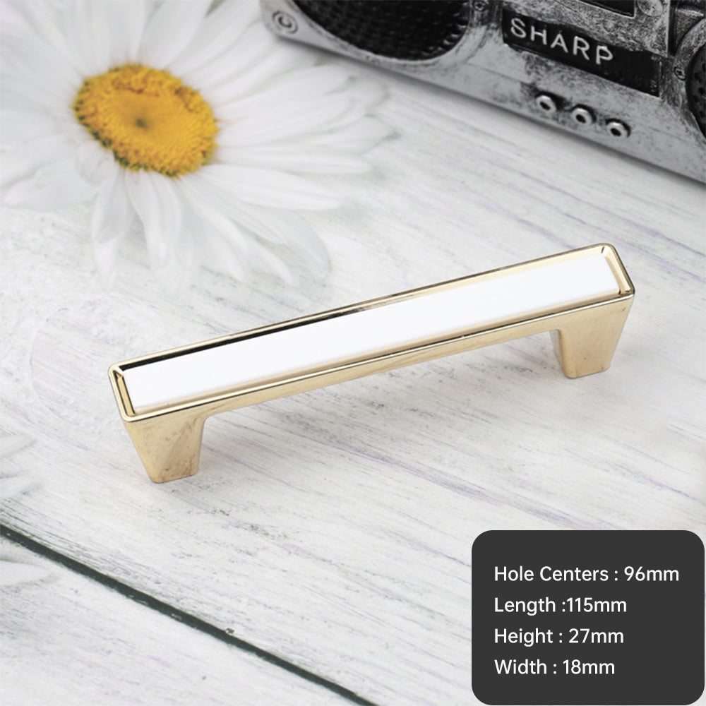 Modern Deco Square Zinc Alloy Kitchen Cabinet Pulls