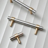 Modern Simple Luxury Silver Stainless Steel Cabinet Handles
