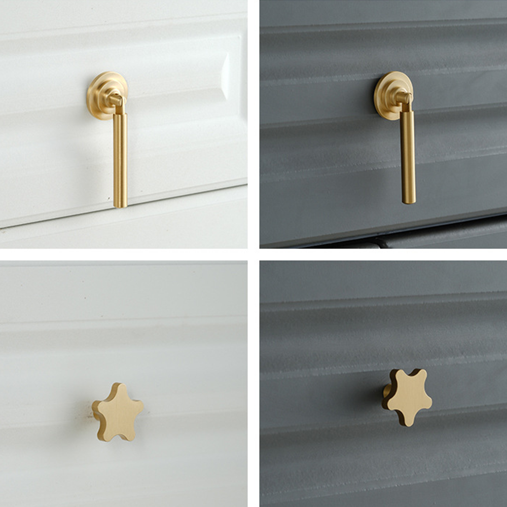 Solid Brass Round Cupboard Pulls and Knobs