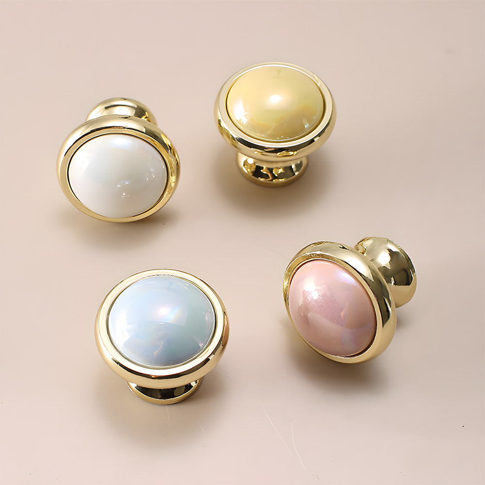 Luxury Colorful Ceramic Cabinet Wardrobe Handle