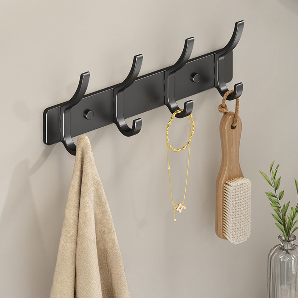 Bedroom Door Coat Storage Aluminum Alloy Steel Hook