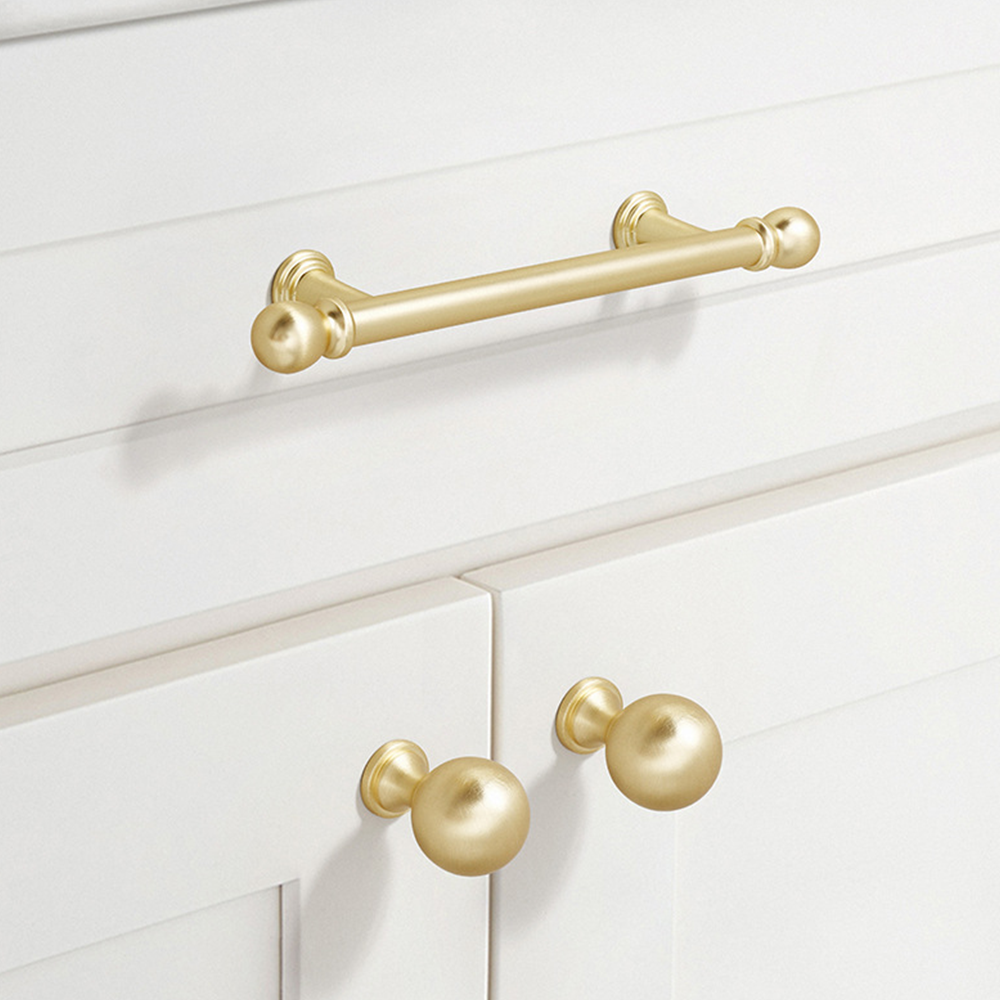 French Zinc Alloy Kitchen Cabinet Pulls and Knobs