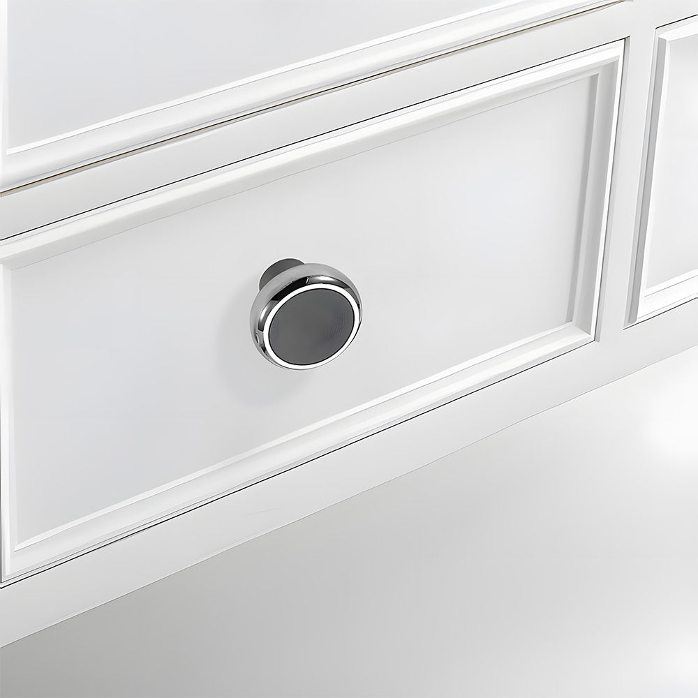 Modern Frosted Bow Cabinet Door Drawer Pull