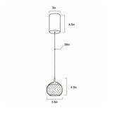 Round pendant