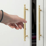 Antique Gold Door Handles Vintage Kitchen Cabinet Pulls