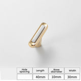 Modern Two-Tone Cabinet Handles Wardrobe Pulls