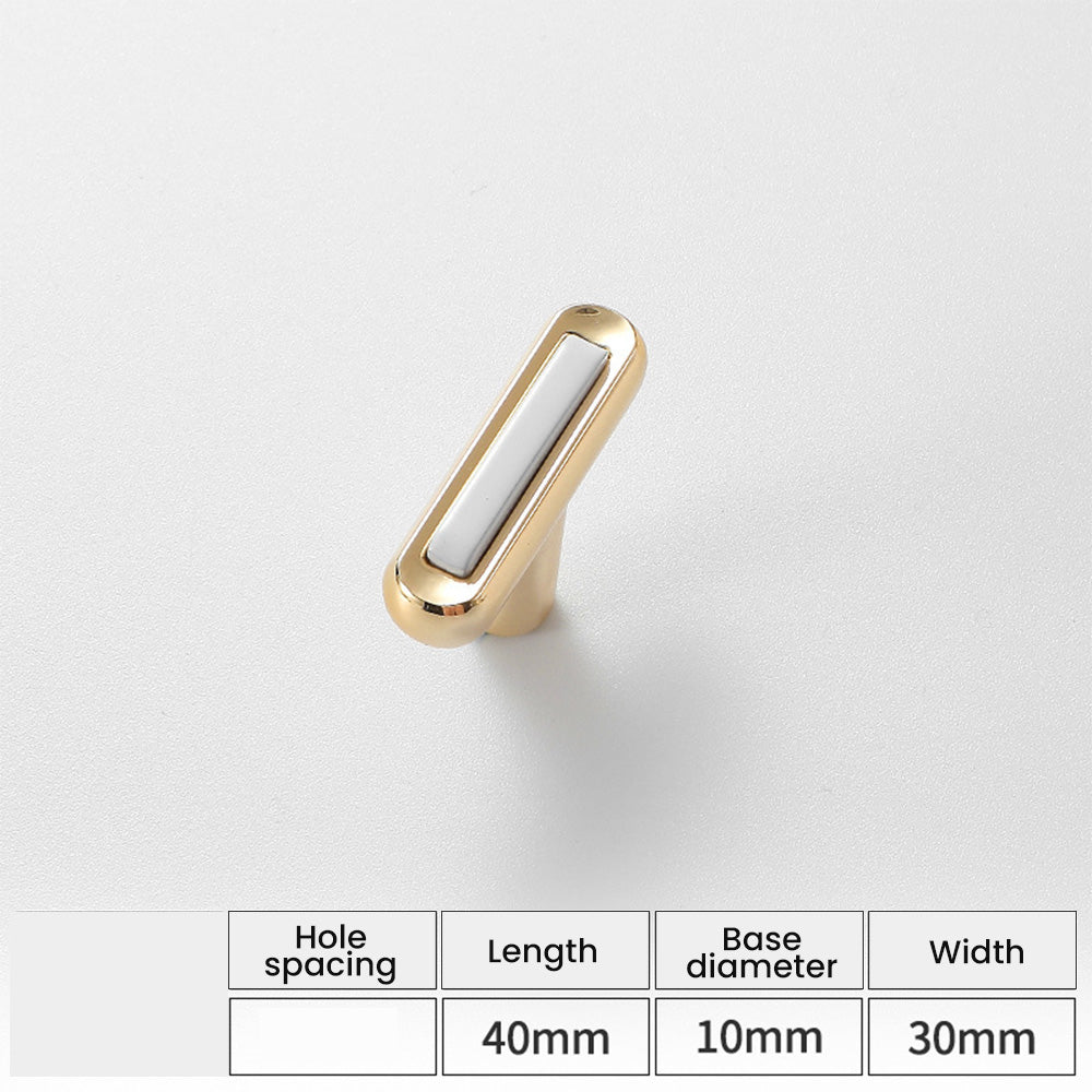 Modern Two-Tone Cabinet Handles Wardrobe Pulls