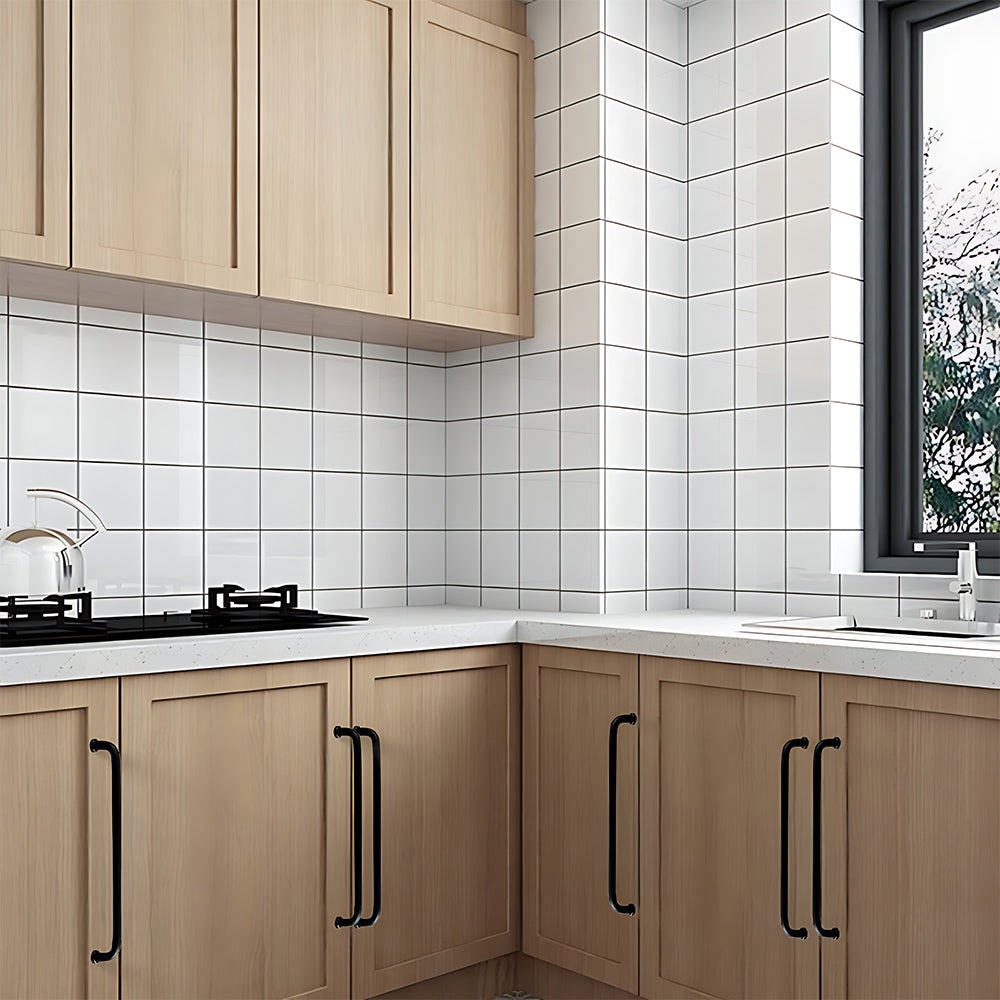 French Minimalist U-shaped Rounded Arc Cabinet Handles